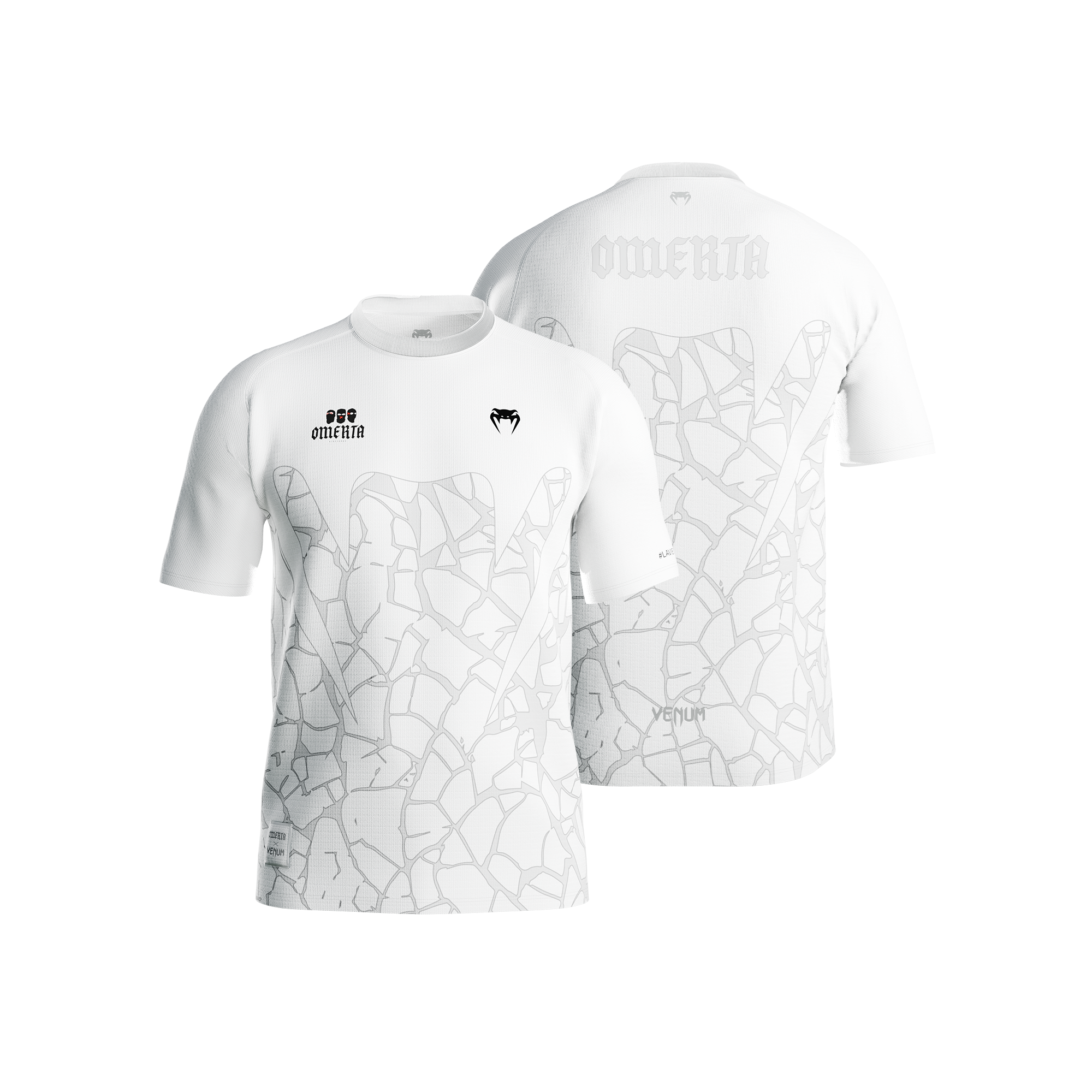 Maillot Venum X Omerta Blanc